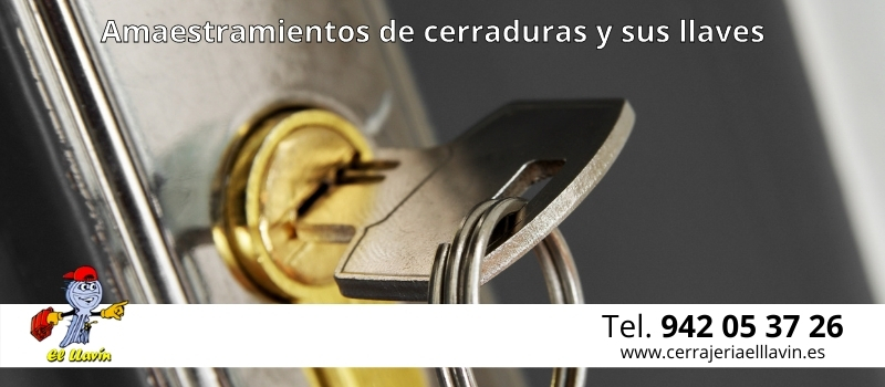Amaestramientos de cerraduras y sus llaves desde El Llavin