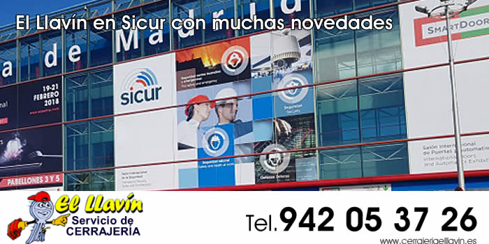 El Llavín en Sicur  y trae muchas novedades en seguridad para Santander
