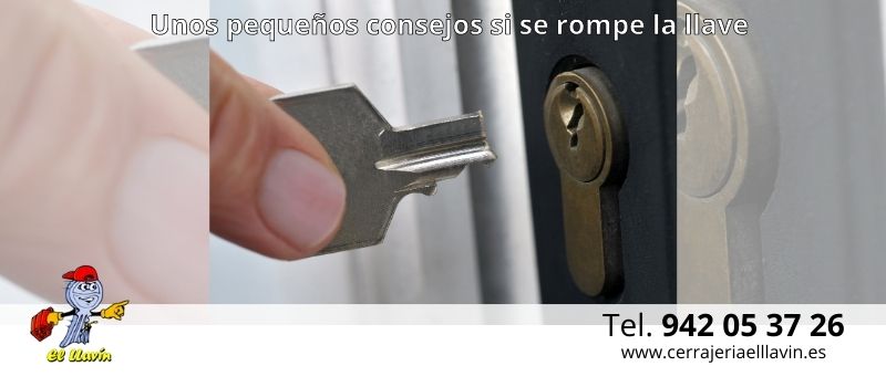 Unos pocos consejos si se rompe la llave en la cerradura en Santander