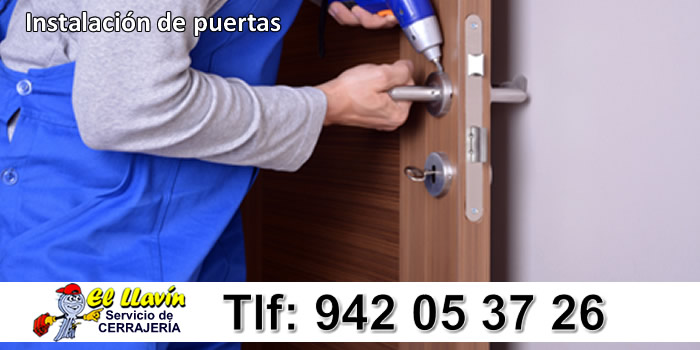 instalacion puertas por cerrajeros en santander el llavin