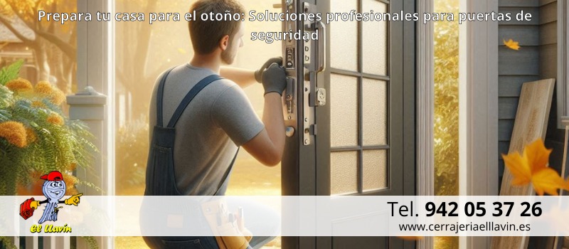 Prepara tu hogar para el otoño: Repara y asegura tus puertas con nuestras soluciones profesionales en Santander con El Llavín